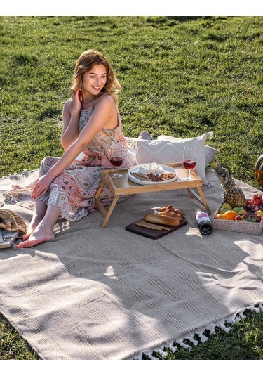 Battaniye Pamuk Miren 180x200 Cm Kahve