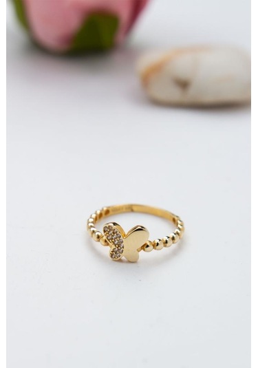 14 Ayar Altın Eklem Yüzük Kadın Yüzük Lkyzk1536