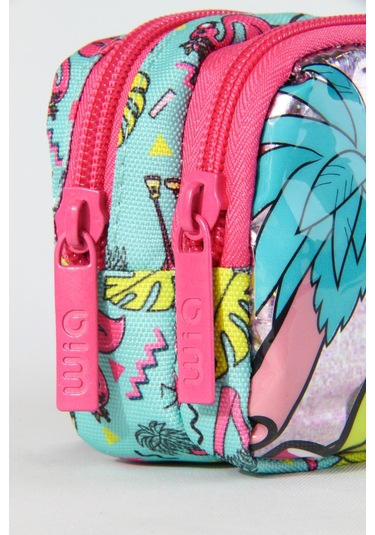 Wia Flamingo Kız Çocuk Kalemlik Turkuaz-pembe