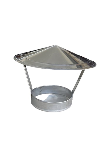 Baca Şapkası Paslanmaz 15 Cm Çapında Baca Borularına Uyumlu