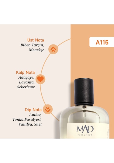 Mad A115 Selective 100 Ml Erkek Parfüm Oryantal