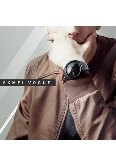 Dofolink Skmeı Erkek Dijital Saat - Stopwatch, Alarm, Takvim Ve Işık Fonksiyonlarıyla 5atm Su Geçirmez Pu Kordonlu Spor Kol Saati Yeşil