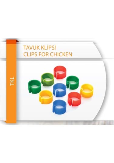 50 Adet Tavuk Bilezik 20  Mm