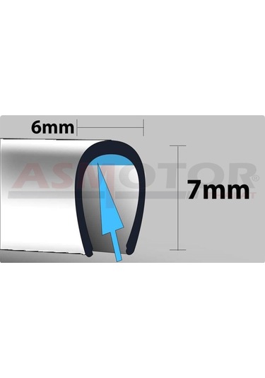 Araç Içi Dışı Geçmeli Koruyucu U Tipi Nikelaj Çıta- Yurtdışı Paket 15 Metre
