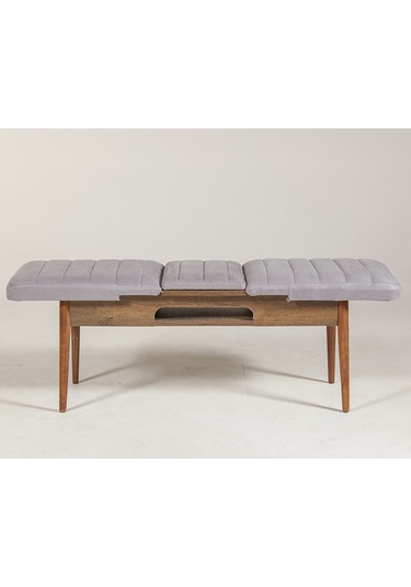 Ahşap Açılır Bench Ceviz Soho Gri
