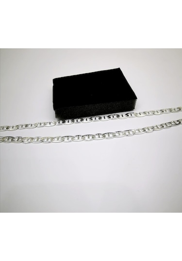 Omar Silver Erkek Barlı Gümüş Kolye Zincir 6,6 Mm
