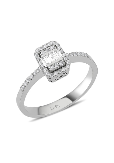 Lova 0,24 Karat Baget Pırlanta Yüzük - 1020290