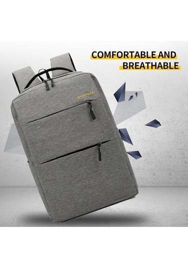 Pazly Büyük Kapasiteli Oxford Kumaş Dizüstü Bilgisayar Sırt Çantası Seti - Siyah/gri/lacivert/şarap Kırmızısı Siyah