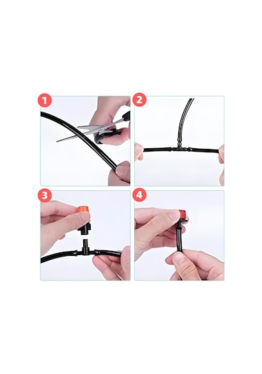 Hallow-bahçe İçin Otomatik Damla Sulama Kitleri 25m/82ft Sera 25m