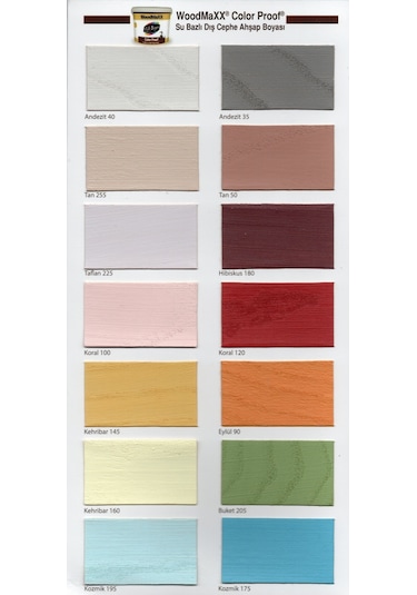 Filli Boya WoodMaX® Color Prof Su Bazlı Dış Cephe Ahşap Boya2,5Lt