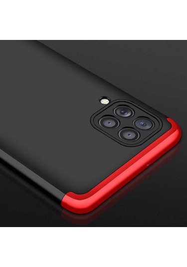 Samsung Uyumlu Galaxy M22 Kılıf Zore Ays Kapak Kırmızı