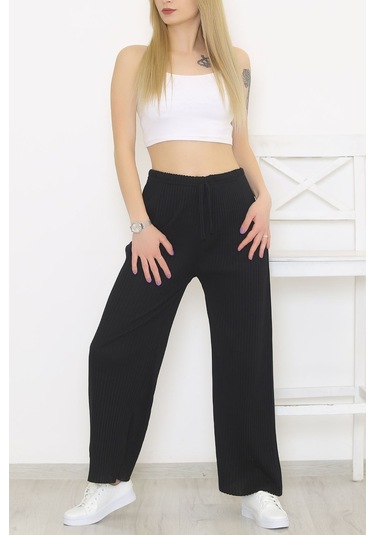 Mokashopin - Fitilli Alt Siyah - 8337.1567. 001