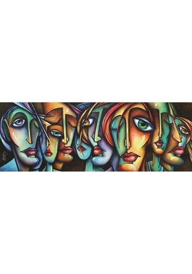 4446 Art Puzzle. Hüznü Paylaşanlar. 1000 Parça Panorama  Puzzle