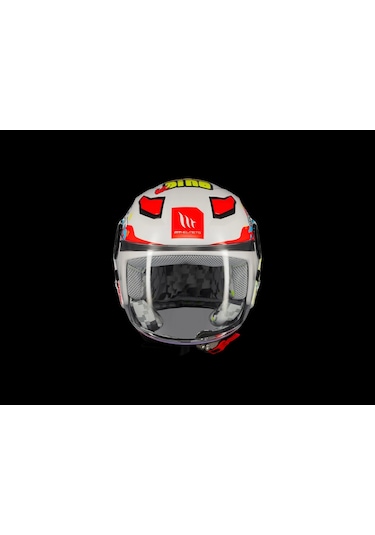 Mt Helmets Mt Çocuk Lıte Dino A0 Motosiklet Kaskı Beyaz