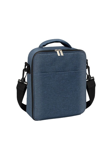 Teltree Sıcak Soğuk Saklama Çantası 8l Oxford Kumaş Alüminyum Folyo Isı Yalıtımlı Dışarıda Kullanıma Uygun Siyah Mavi Gri Kırmızı Seçenekli Mavi