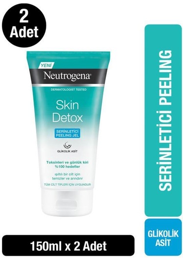 Neutrogena Skin Detox Serinletici Peeling Jel 2 x 150 ML