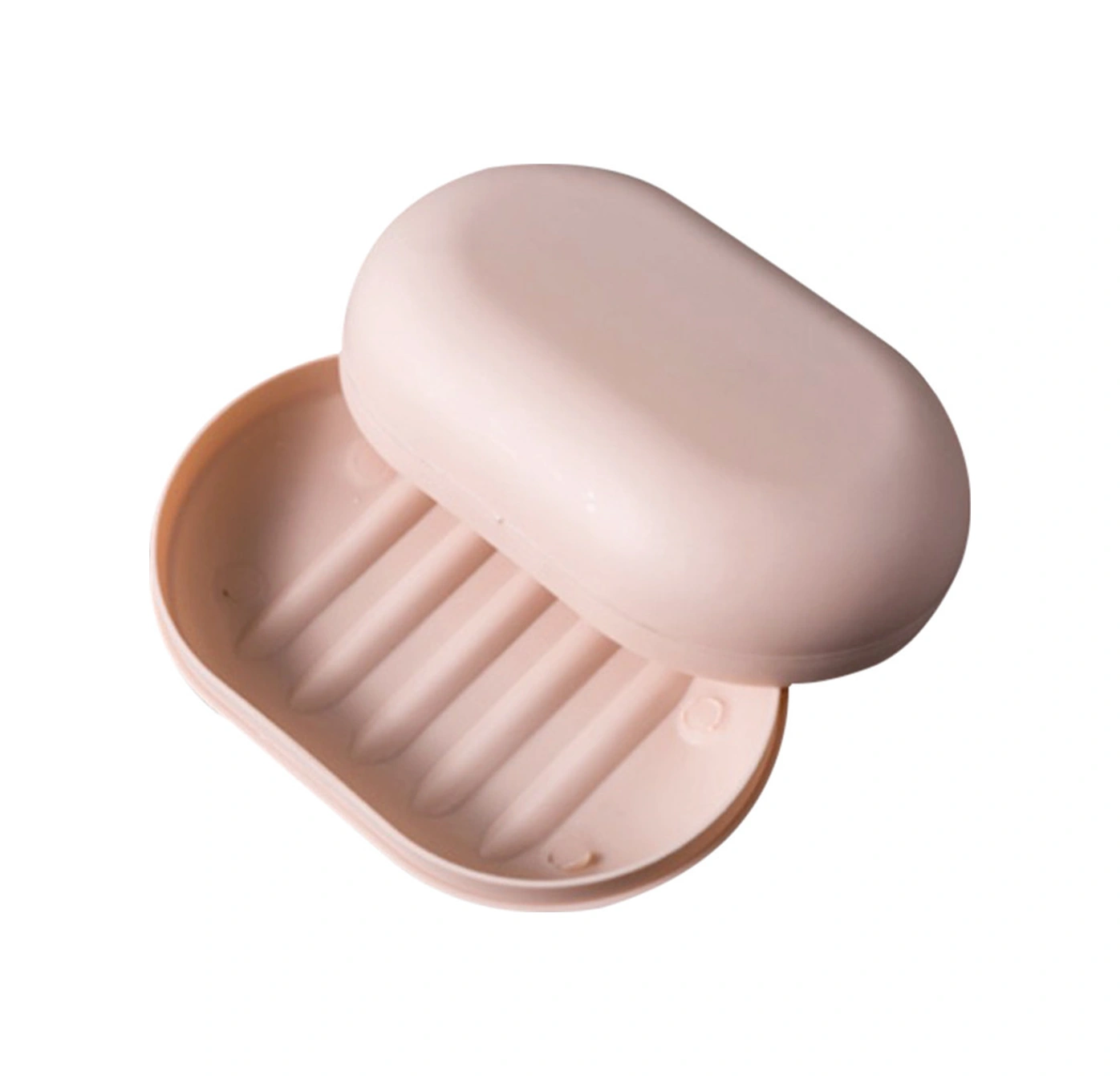 Konesam Taşınabilir Pp Sabun Kutusu, Kapaklı Banyo/seyahat Sabun Tutucu, Ev/banyo/manzaralar İçin Dayanıklı Plastik Konteyner Pembe