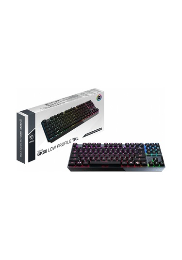 MSI GG Vigor GK50 Low Profile TKL US RGB Mekanik İngilizce Klavye