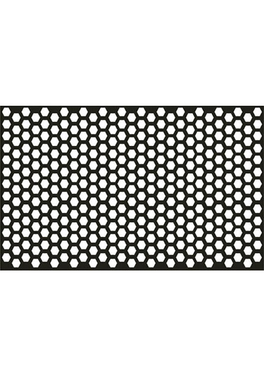 Singree Evrensel Araç Stop Lambası Sticker - Siyah Pvc Bal Peteği Desenli Yapışkanlı