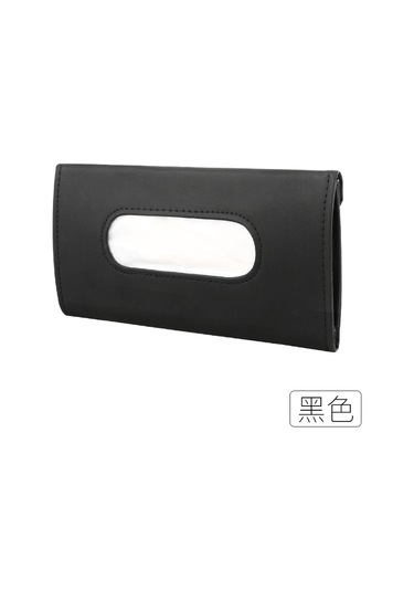 Neevoyu Araç İçin Asma Havlu Kutusu - Güneşlik Tutucu Klasik Siyah Kelebek Desenli Araç Dekorasyon Aksesuarı Diğer