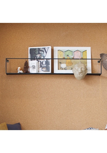 Wessdizayn Metal 6 Kanca Askılıklı Iskandinav Duvar Rafı 3 ‘Lü Set Wd-254
