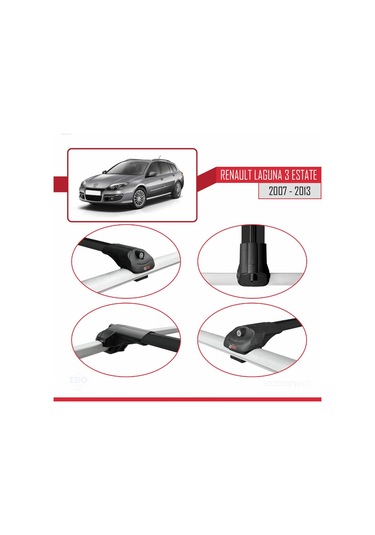 Renault Laguna 3 Estate 2007-2013 Arası İle Uyumlu Ace-1 Ara Atkı