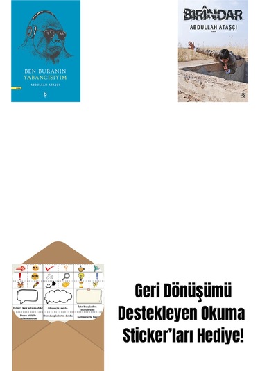 Ben Buranın Yabancısıyım + Bırindar + Okuma Sticker'ları