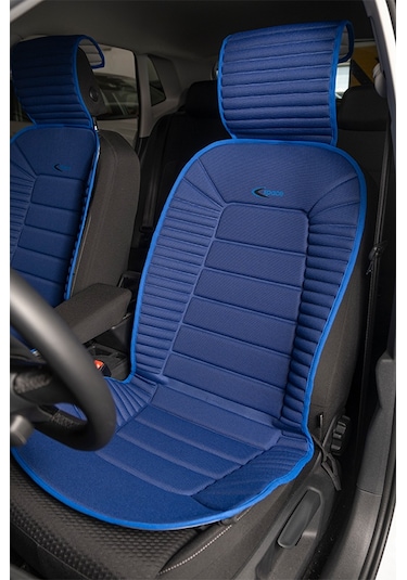 Nissan Country Lüx Oto Koltuk Minderi Ön 2'li Set Bumerang Serisi Mavi