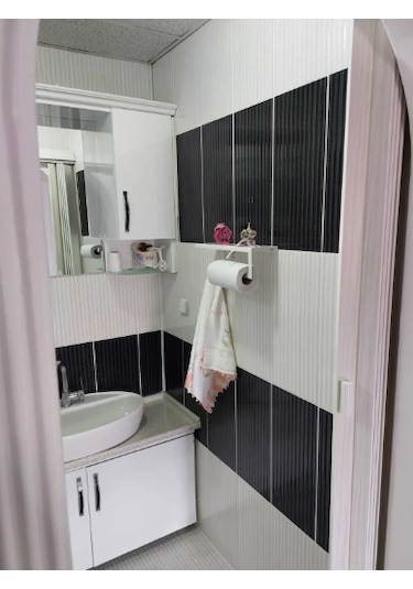 Rulo Kağıt Havluluk Peçetelik Banyo Düzenleyici & Mutfak Baharatlık Raf Beyaz