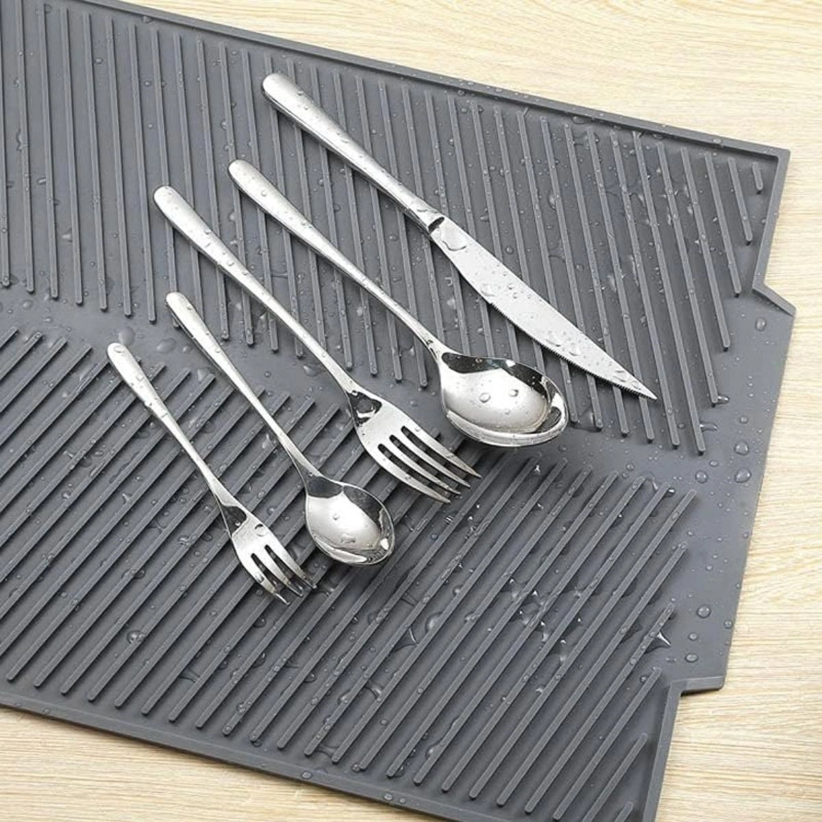 Dumles Büyük Bulaşık Kurutma Matı,silikon Bulaşık Kurutma Matı Çok Amaçlı Tezgah Üstü Mat Çok Renkli