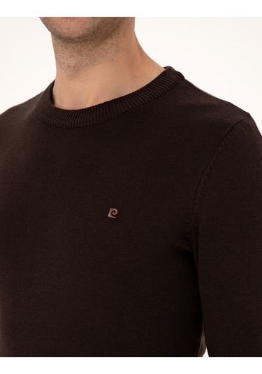 Pierre Cardin Erkek Koyu Kahverengi Kazak /triko 50314192-vr084 Koyu Kahverengi