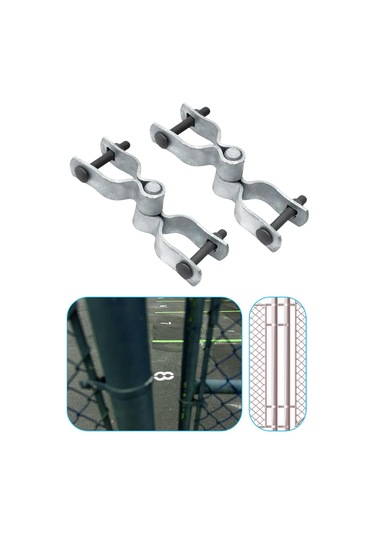 Homyl Bahçe Çitleri Için İki Set 3mm Kalınlık 1-3/8" Uzunluk 16.68cm