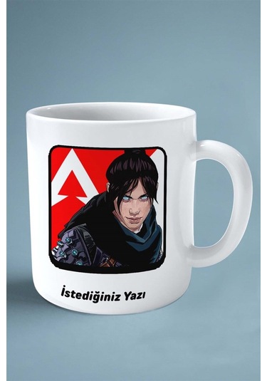 Apex Mobile1 Mobil Oyun Baskılı Kupa Bardak Çift Taraflı Baskı Kişiye Özel Model 1 Çok Renkli