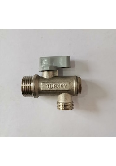 Aç Kapa Çelik Taharet Musluğu Gri