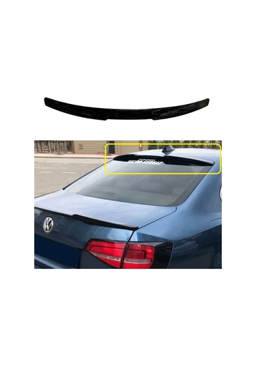 Volkswagen Jetta Mk6 Cam Üstü Rs Spoiler Piano Black 2012-2018