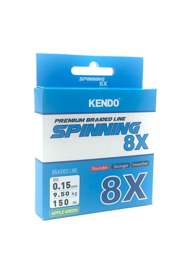 Kendo Spınnıng 8X Fıghtıng 150 Mt Örgü Ip (Apple Green) (458931078)
