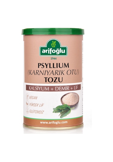 Arifoğlu Karnıyarık Otu Tozu (psyllıum) 200g