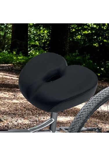 Homyl Burunsuz Bisiklet Koltuk Minderi Geniş Selesi Boş Zaman Siyah