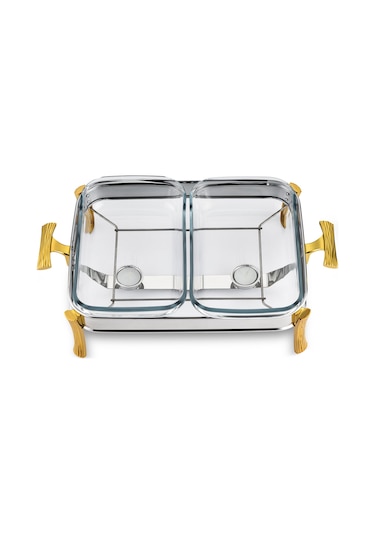 Herencia Gold Isıtmalı Servis Seti 2 1,5 Litre Gold