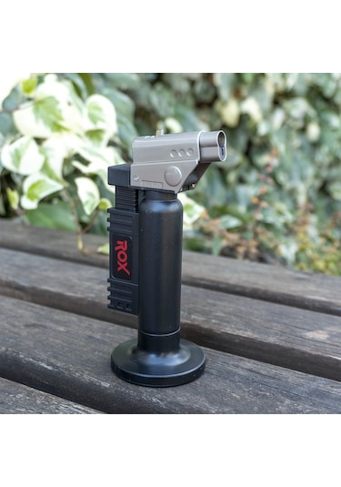 Rox Bs-270 Çakmak Tip Bütan Gaz Torch Pürmüz Siyah