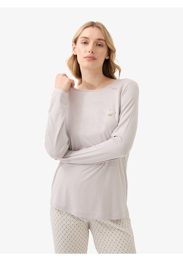 Kadın Pijama Takımı 51962 - Gri Gri