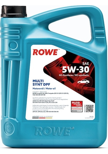 Rowe Hightec Multi Synt DPF Sae 5W-30 Motor Yağı 5 L