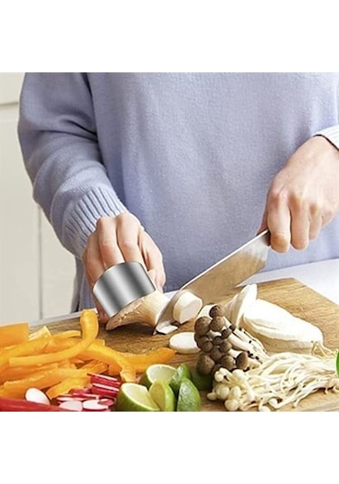 Buffer 2li Metal Parmak Koruyucu Hızlı Ve Güvenli Kesme Paslanmaz Çelik Koruyucu Aparat-9073113195490