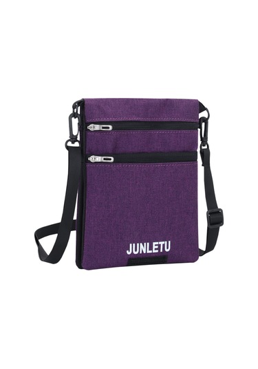 Junletu Erkekler Ve Kadınlar Için Seyahat Boyun Kılıfı Boyun Mor