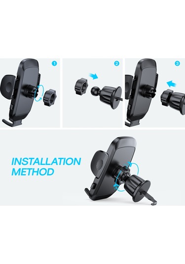 Joyroom Jr-zs259 360 Derece Dönen Germe Mekanik Araba Havalandırma Tutucu 4.7-6.9 İnç Cep Telefonları İçin