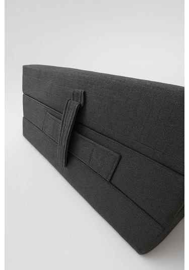 Antrasit Katlanır Sünger Misafir Yer Yatağı Ve Balkon Minderi 7cm Antrasit