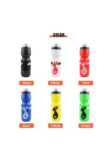 Aubyhe Bisiklet İçme Suyu Bardağı 680ml - Hdpe Malzeme, Hafif Ve Dayanıklı - Bisiklet Sporu, Yürüyüş, Seyahat İçin - Toz Koruyucu Kapaklı Beyaz Çok Renkli