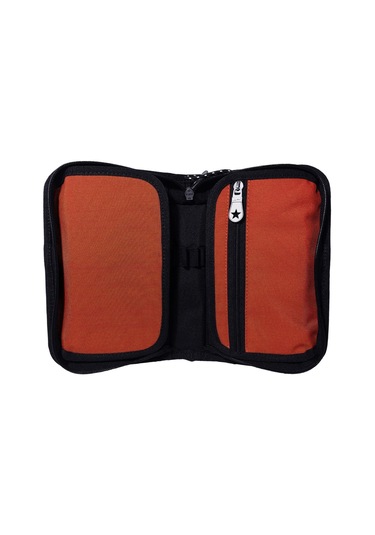 Jacbag Kiremit Turuncu Sert Kapaklı Lastikli Düzenleyici Organizer Kalemlik Çok RENKLİ
