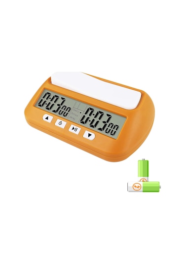 Vkemall 3'ü 1 Arada Çok Amaçlı Taşınabilir Profesyonel Satranç Saati Dijital Satranç Zam