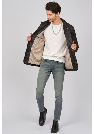 Daynax Erkek Içi Kürklü Kapitone Kaban 4926000 Kahverengi-Kahverengi